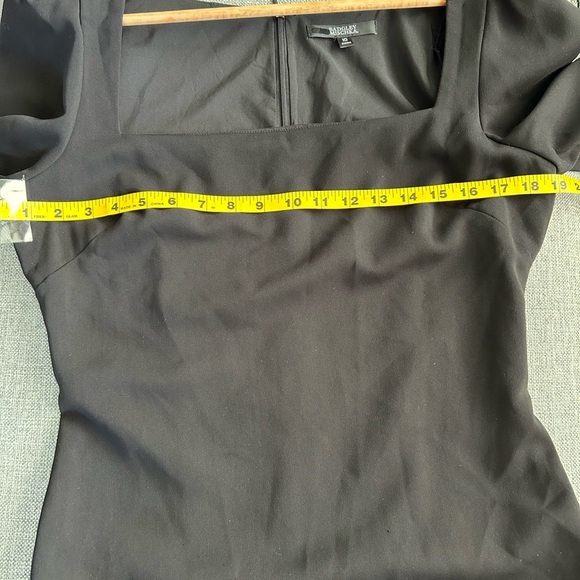 Badgley Mischka Black Long Sleeve Gown - Picture 10 of 15